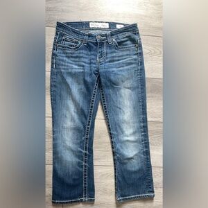 BKE Payton Denim Jean Capris Cropped Size 26 Medium Wash